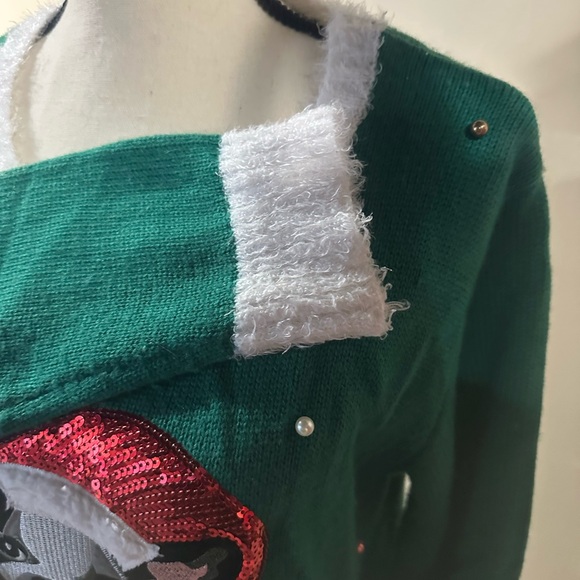 Boston Terrier Holiday sweater - Picture 4 of 5